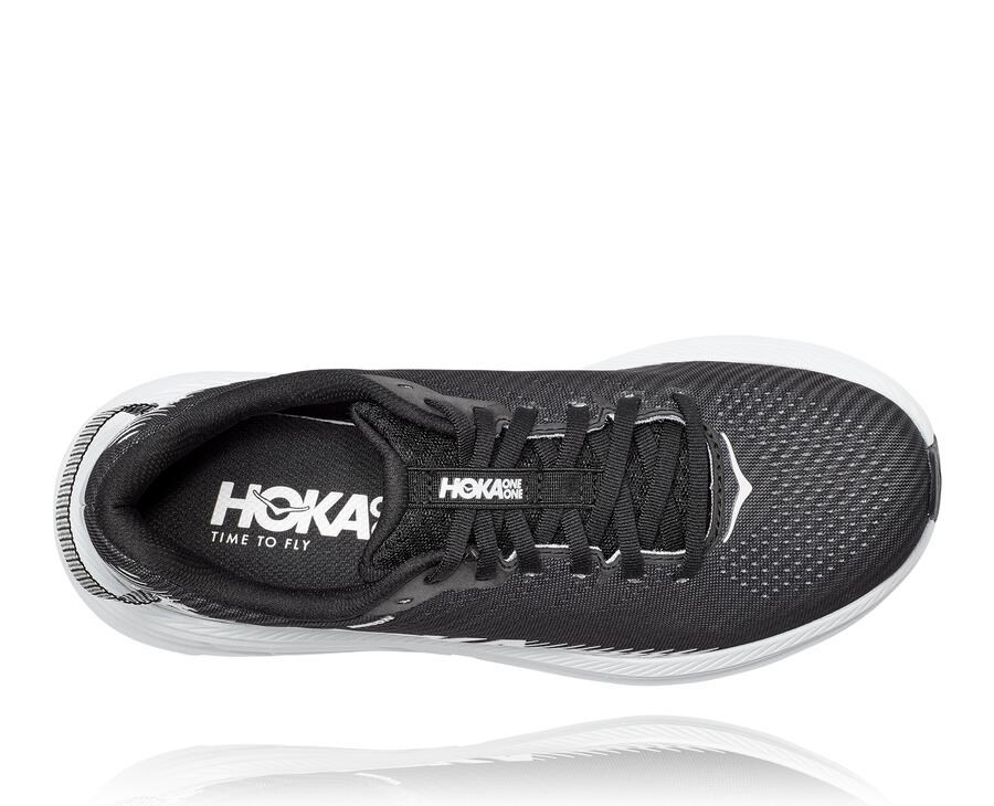 Tenis Hoka One One Mujer Negros/Blancos - Rincon 2 - VRAF86741